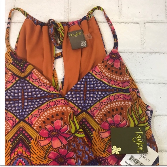 Taylor | Jersey Maxi Dress Womens Size 2 - Picture 3 of 3